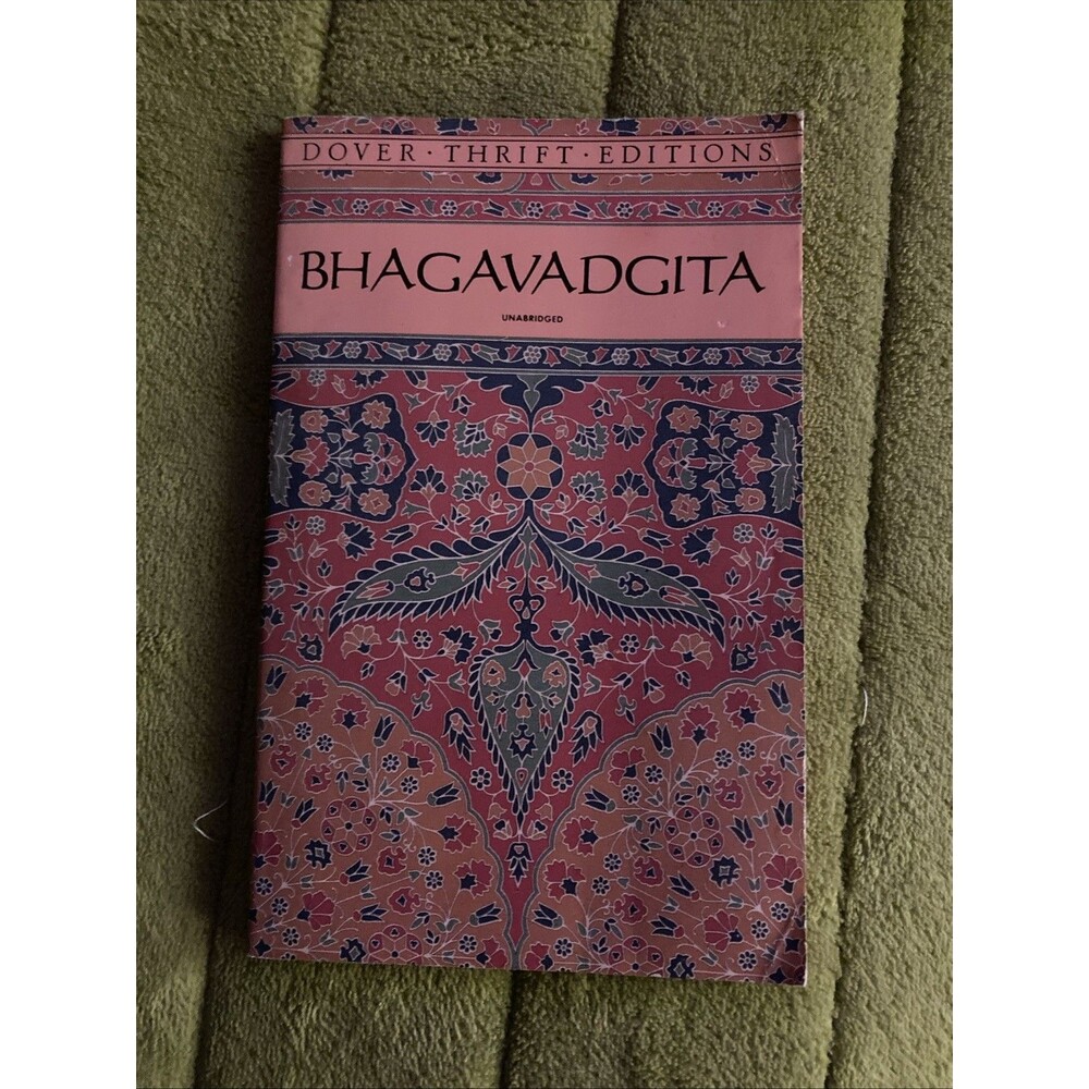 Bhagavadgita Vyasa and Dover Thrift Edition Paperback Religion Hinduism Poetry
